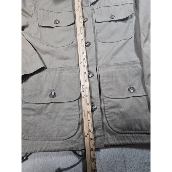 VTG 1960s LL Bean Women’s 10 Safari Field Jacket Script Logo Hunting Utility - Picture 8 of 16